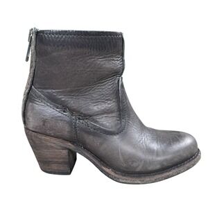 Frye Dark Brown Ankle Boots